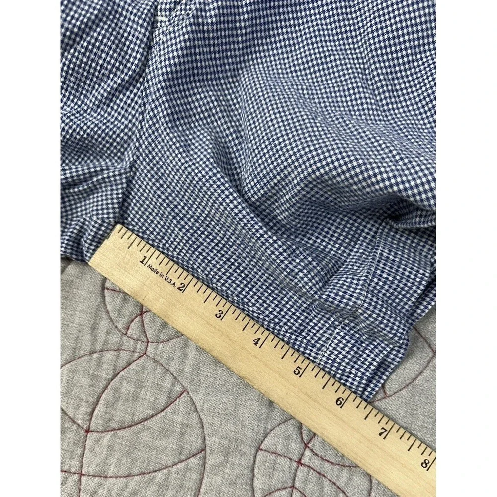 Polo‎ Ralph Lauren Seersucker Blue White Gingham Stretch Classic Shorts Men's 33